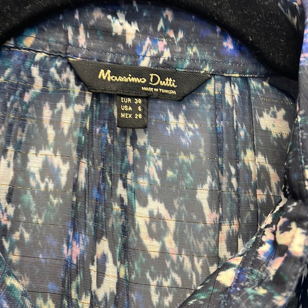 Massimo Dutti Printed Button Down Top - image 4